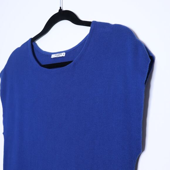 M.M. LAFLEUR The Sheela Top Santorini Blue Sweater Knit Top Casual Women's M - Picture 5 of 12